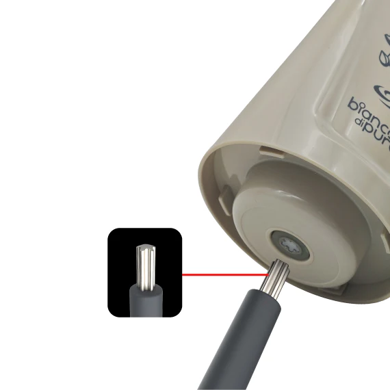 Duurzame aansluiting van roestvrij staal